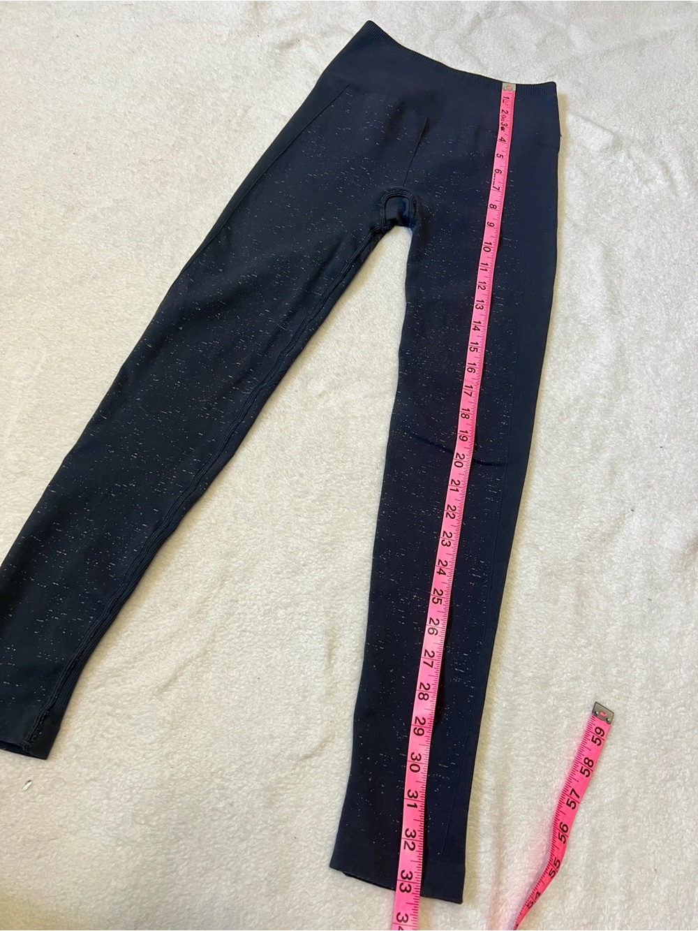 Lululemon Athletica Grey Speckled Ebb to Street Leggings - Size 4 - Picture 4 of 12